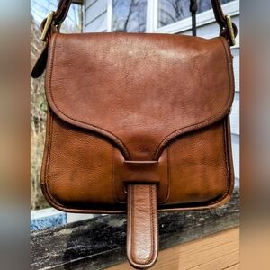 Coach Courier Bag Vintage 1970's Rare Leather